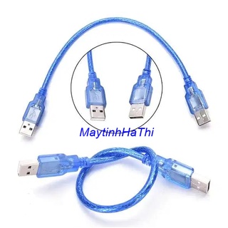 Cáp usb 2 đầu đực dài 30cm usb 2.0