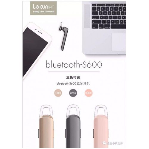 Tai nghe Bluetooth lecun s600 nhét tai