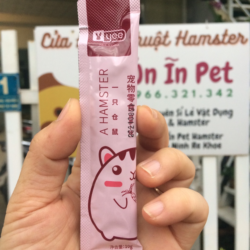 Gel dinh dưỡng cho hamster YEE hồng, nâu, xanh dương, tím