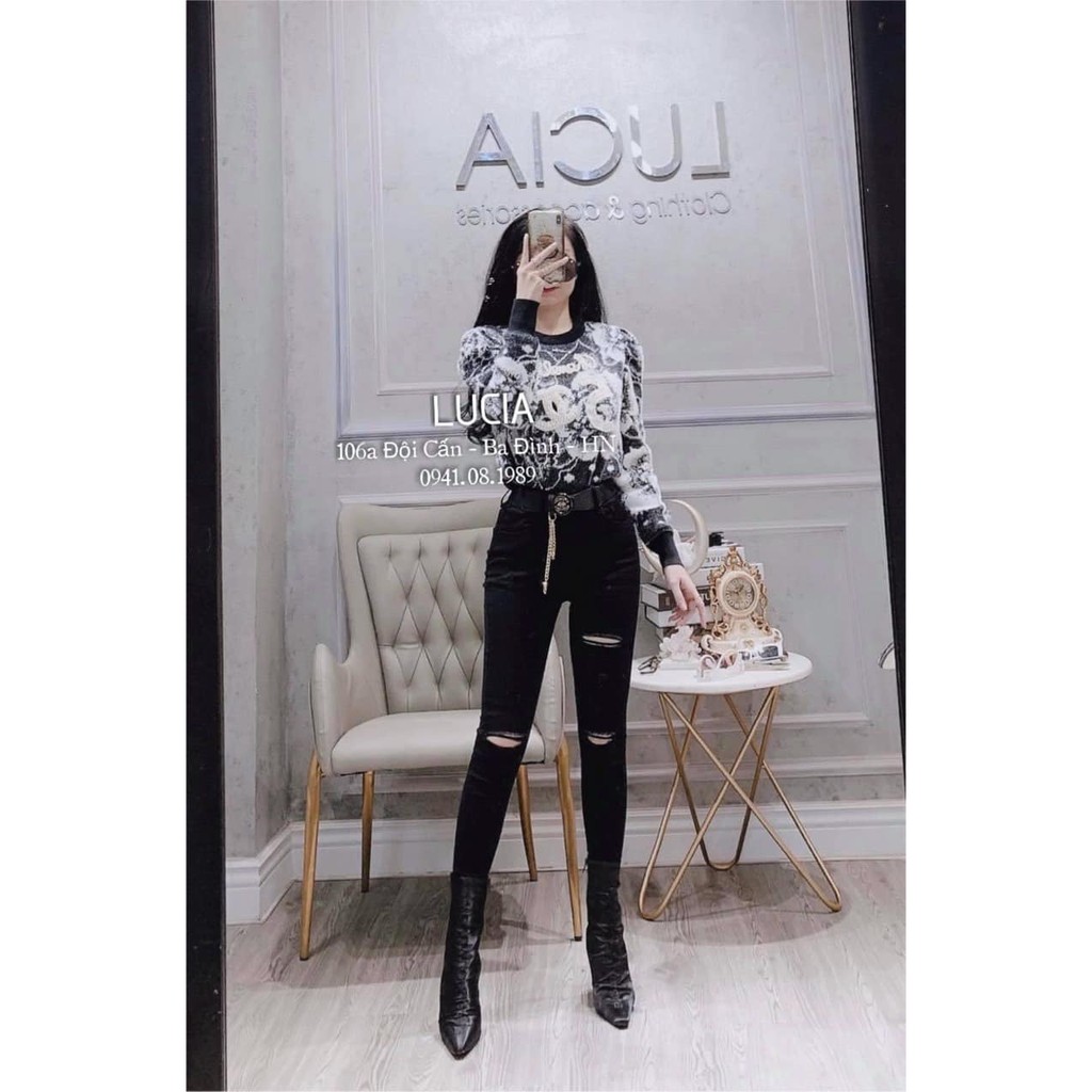 Quần jeans đen rách đùi mã 10 (kèm ảnh thật, video) | BigBuy360 - bigbuy360.vn