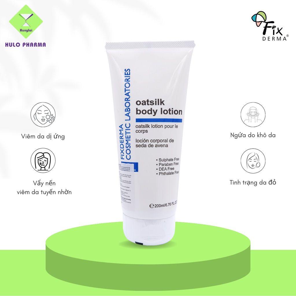 Lotion Dưỡng Ẩm Mềm Mịn Phù Hợp Cả Da Nhạy Cảm FCL Oat Silk Body Lotion 200ml