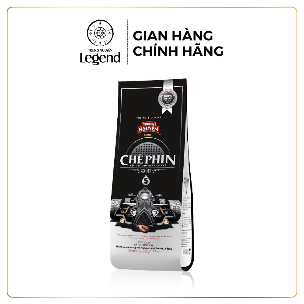 Cà phê Rang Xay Chế Phin 5 - Trung Nguyên Legend - 500gr - Culi, Arabica | BigBuy360 - bigbuy360.vn