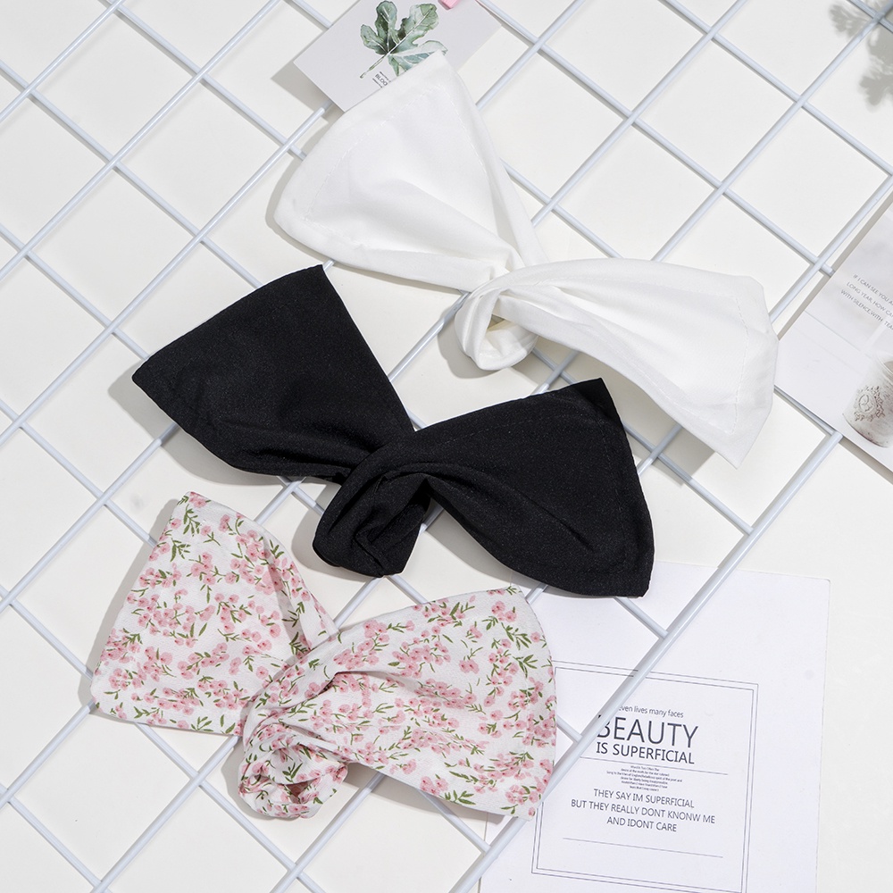 Thanh búi tóc chất liệu vải hình nơ dễ thương cho nữ