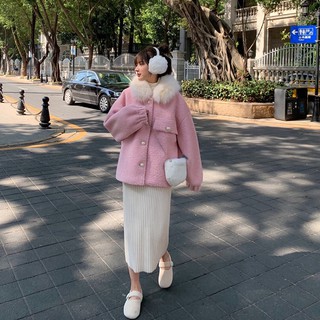 ODER ÁO KHOÁC DẠ CỔ LÔNG DÀY DẶN ULZZANG