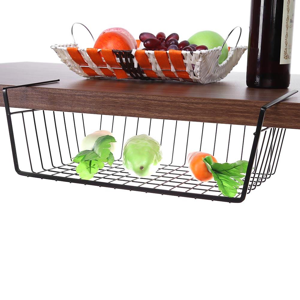 Rổ lưới đựng đồ treo ngăn tủ bằng sắt tiện dụng chất lượng cao cho nhà bếp