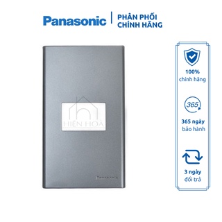 Mặt dùng cho 1/2/3/4/6 thiết bị, màu xám ánh kim Panasonic dòng Wide Series