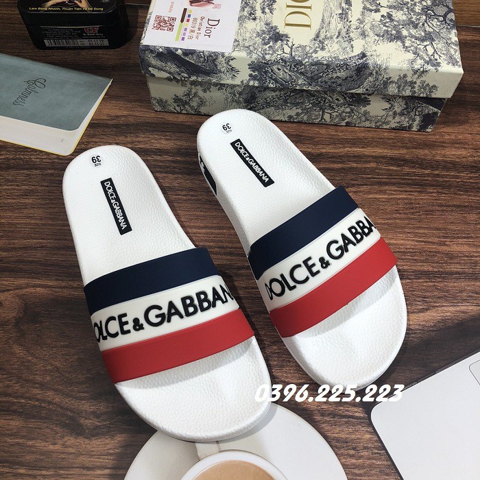 [Bán rẻ lấy khách] Dép Quai Ngang ❤️FREESHIP❤️ Dép Cao Su Đế Trắng LBB D&GG Quai 3 Màu