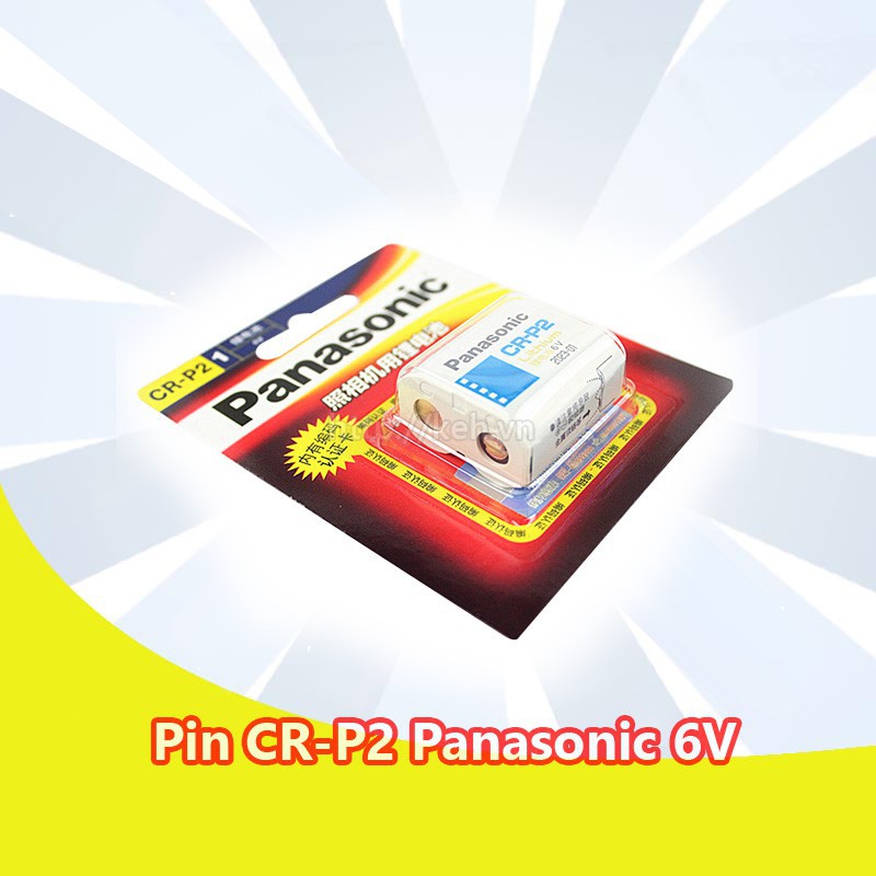 Pin CRP2 CR-P2 P a n a s o n i c Lithium 6v cho máy ảnh film, máy công nghiệp ...