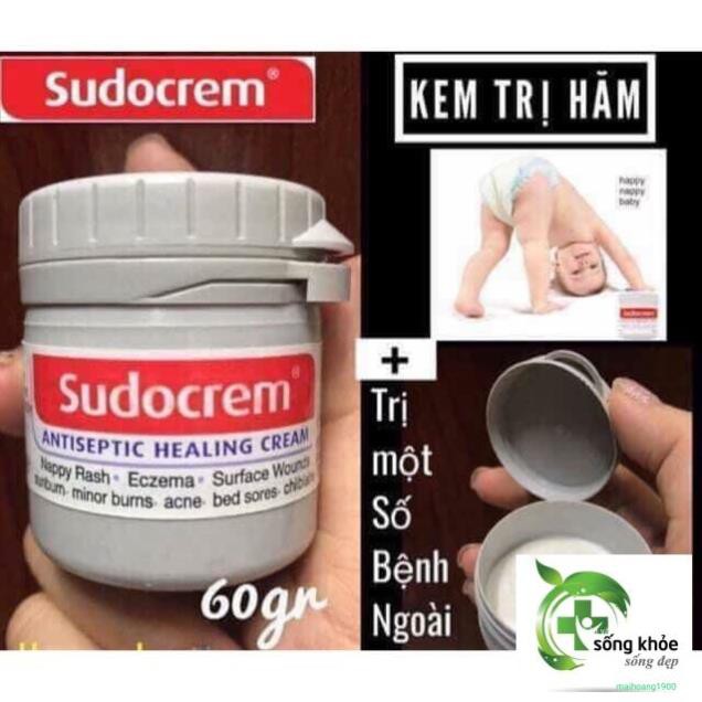 Kem Chống Hăm Tã Trẻ Em Sudocrem 60g- Đặc trị hăm tã ở trẻ, phòng ngừa hăm tã ở trẻ