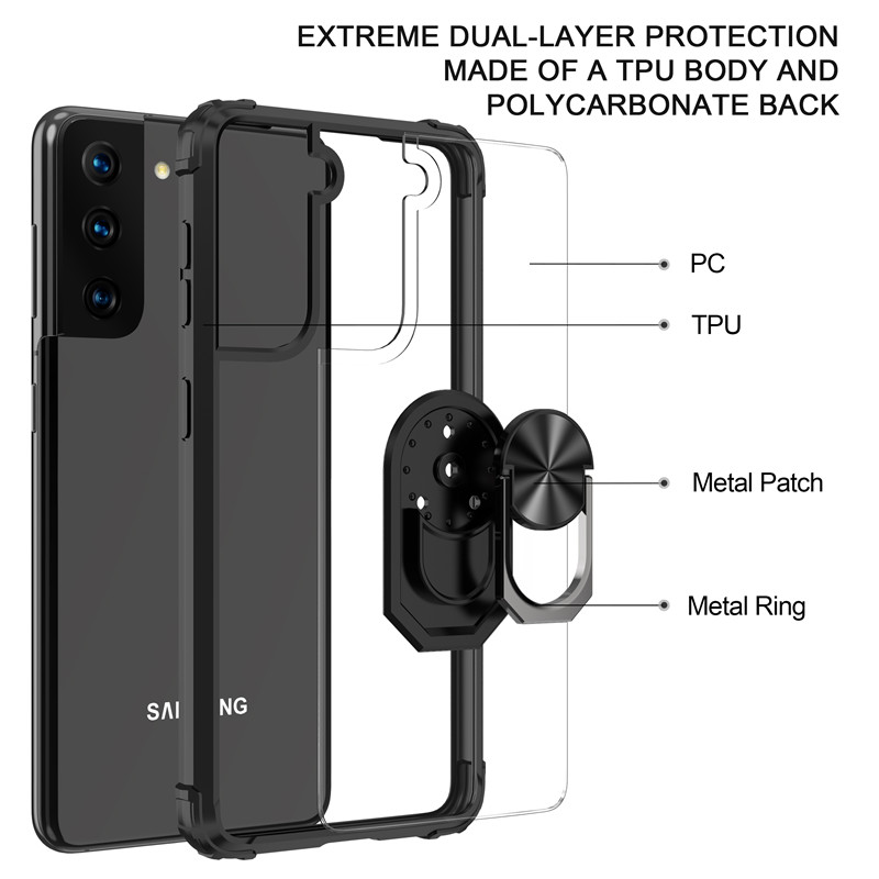 Ốp Lưng Có Khuyên Xỏ Ngón Tay Cho Samsung S7,S8,S8Plus,S9,S9Plus,S10,S10Plus,S10E,S20,S20Plus,S20Ultra,S20Fe