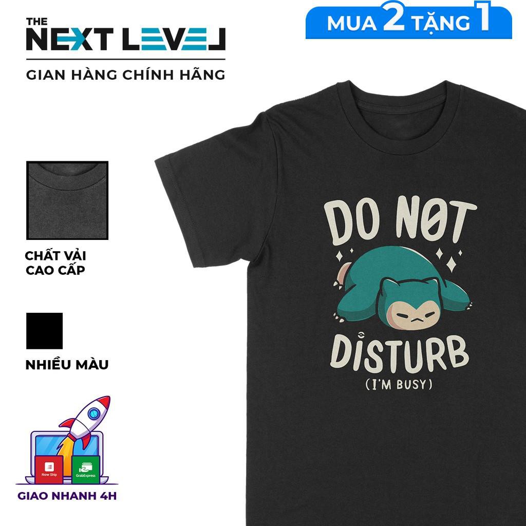 Áo thun Snorlax Đừng Làm Phiền Unisex THE NEXT LEVEL, Cotton 100% nam nữ - BT0027