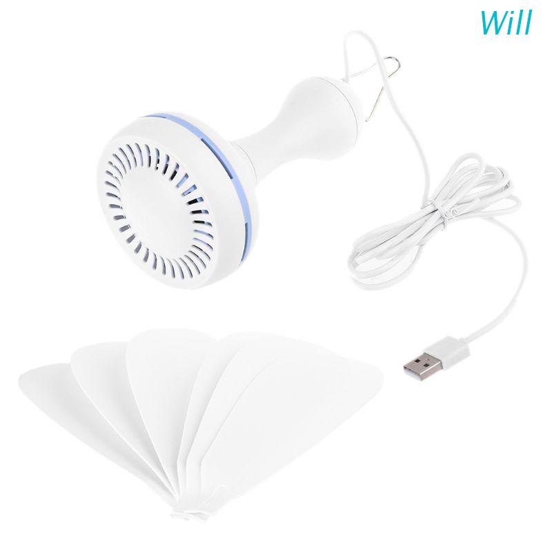 Quạt trần USB 6 cánh tiện dụng cho cắm trại