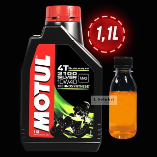 Nhớt Motul 3100 Silver 4T 10W40 1,1L