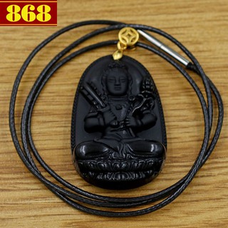 Dây đeo cổ Hư Không Tạng Bồ Tát 5 cm đen