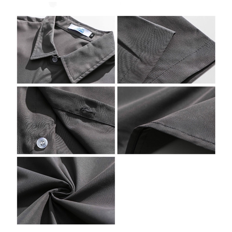 Áo Sơ Mi Nam Ngắn Tay Cổ Bẻ Thời Trang Nhật | BigBuy360 - bigbuy360.vn