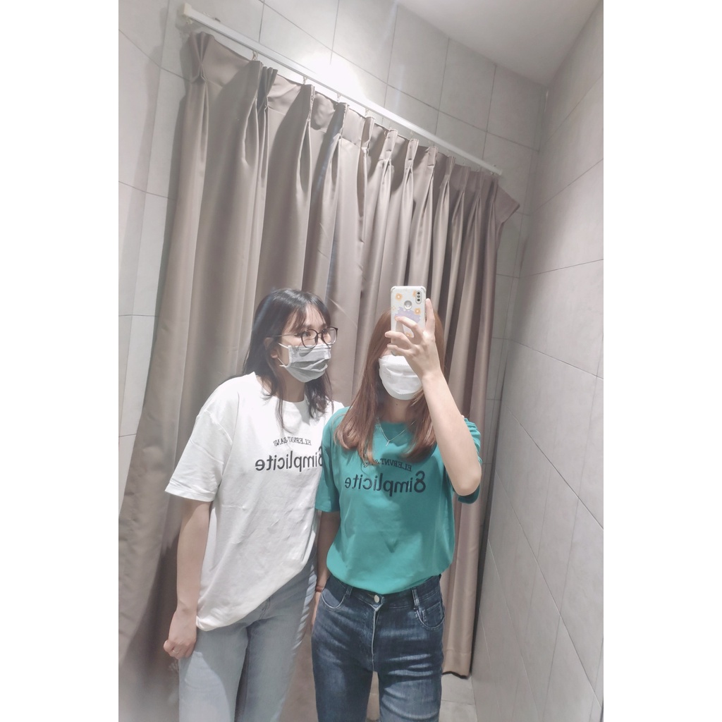 Áo phông unisex tay lửng in chữ Simplicite đẹp hàng chuẩn Quảng Châu 3158 cao cấp thời trang nam nữ giá rẻ