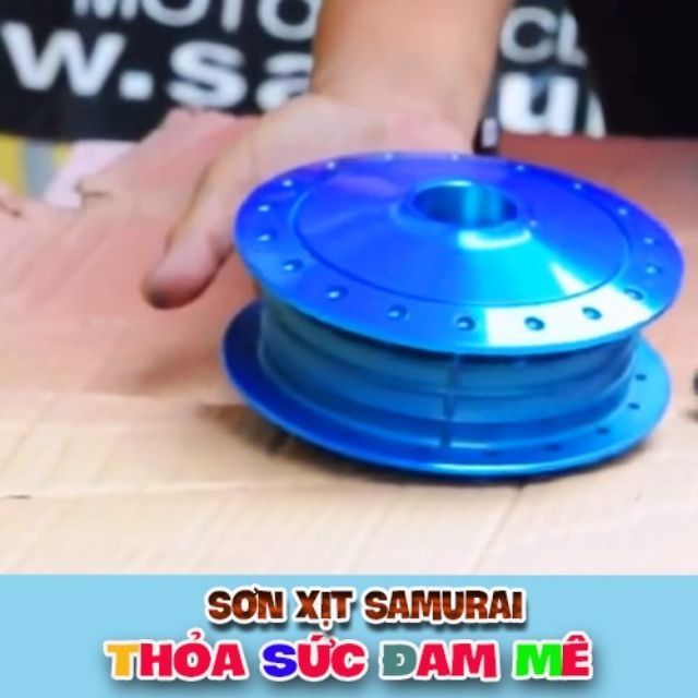 Sơn samurai xanh dương candy y139*