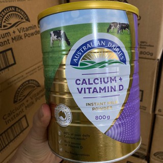 SỮA CANXI VÀ VITAMIN D3 AUSTRALIAN DAIRIES 800G