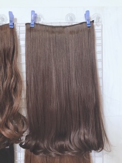 [Ảnh chụp thật] Tóc kẹp nửa đầu cúp đuôi