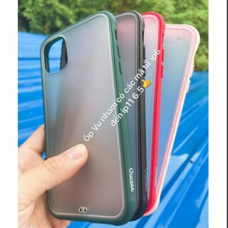 Ốp lưng Ou case nhám viền màu iphone 11 Pro Max 6.5 inch