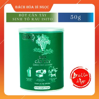 BỘT CẦN TÂY RAU SINH TỐ ISITO 50G ORGANIC SẤY THĂNG HOA - CÓ THỂ PHA UỐNG, NẤU ĂN THẬM CHÍ ĐẮP MẶT NẠ