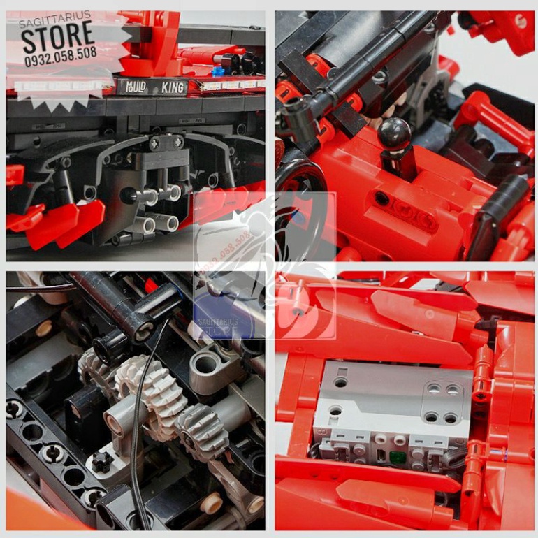 Lego Mouldking 13079 Lắp Ráp Siêu Xe Lamboghini Sport Mui Trần