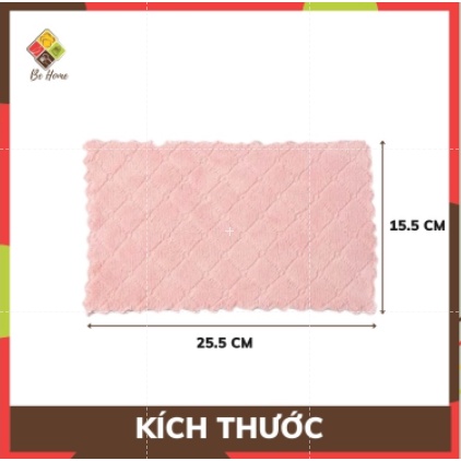 Khăn lau nhà bếp BEHOMEMALL hai lớp chống dính đa chức năng cho nhà bếp thấm nước chống dính dầu mỡ hai mặt loại to