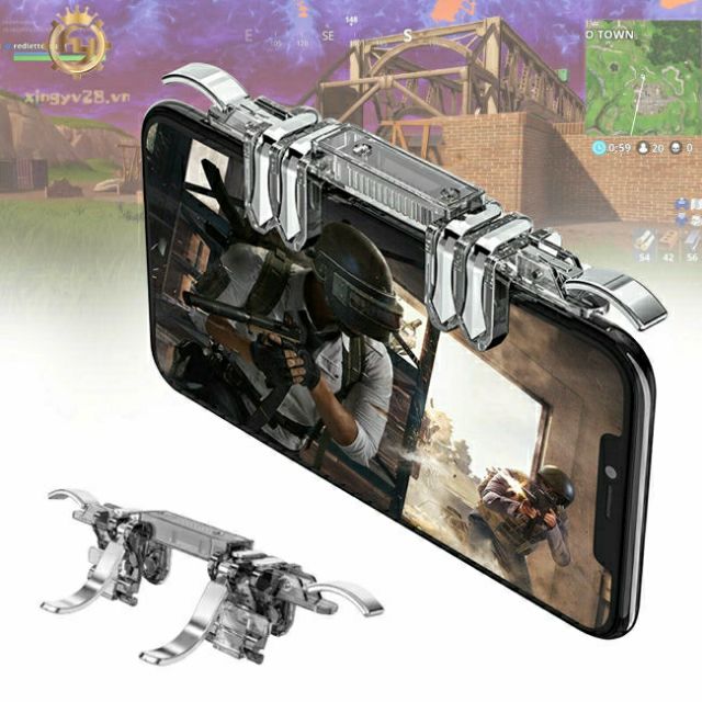 Nút điều khiển 6 ngón hỗ trợ chơi game PUBG trên điện thoại iOS Android