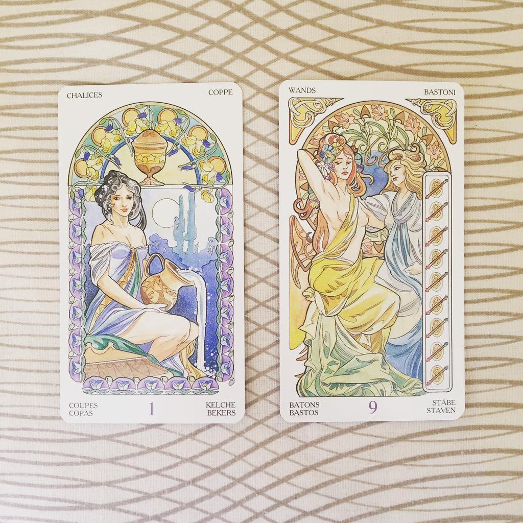 Bộ Bài Tarot Art Nouveau (Mystic House Tarot Shop) - Bài Gốc Authentic Chính Hãng 100%