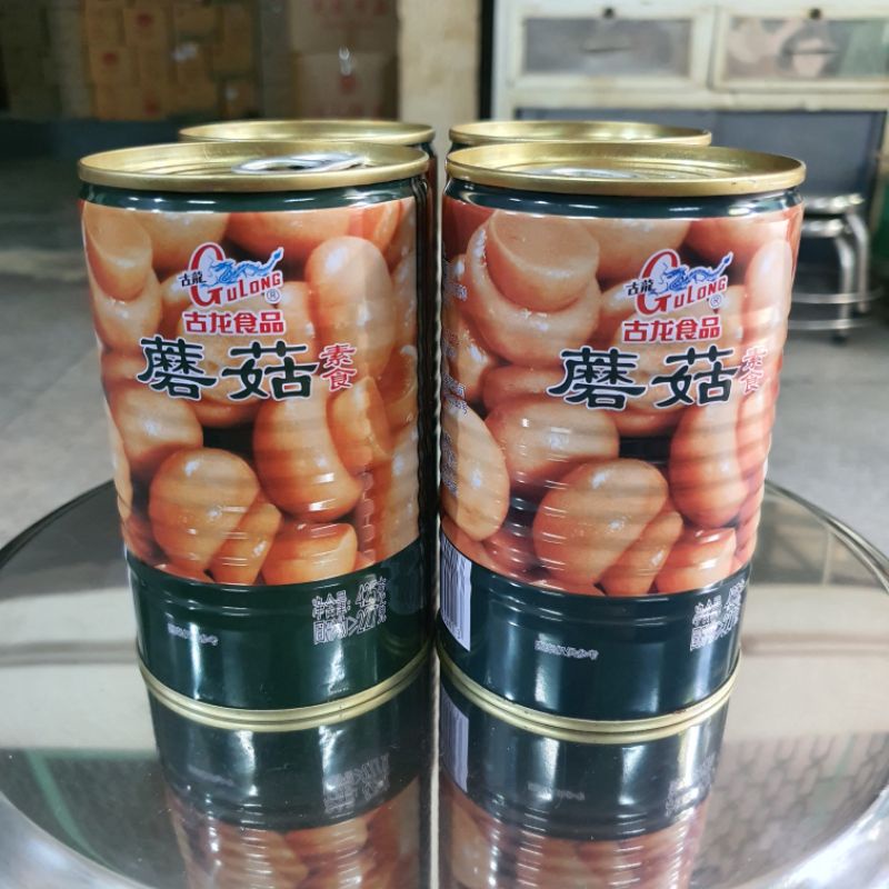 Nấm mỡ Mushrooms đóng hộp Gulong  / nấm lon 425gr