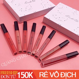 Set 12 son kem lì ERSHIQI chống nước lâu trôi chuẩn nội địa Trung Quốc