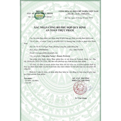 Viên uống bổ sung lợi khuẩn Probiotic Nature’s Bounty Acidophilus Probiotic [Hàng Mỹ hạn dùng 2024]