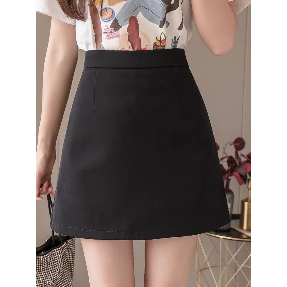 Chân váy chữ a ngắn công sở, chân váy kiểu dáng ngắn phong cách ulzzang DYN’ HOUSE - V019