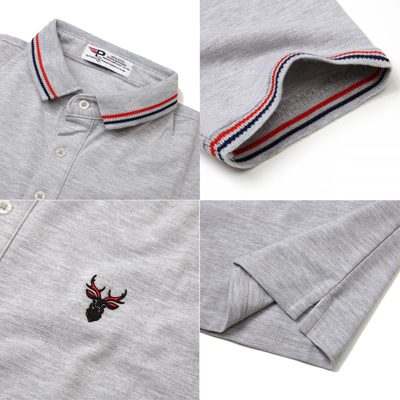 Áo thun nam polo bo cổ dệt logo in nổi Pigofashion thời trang AHT16 chọn màu | BigBuy360 - bigbuy360.vn