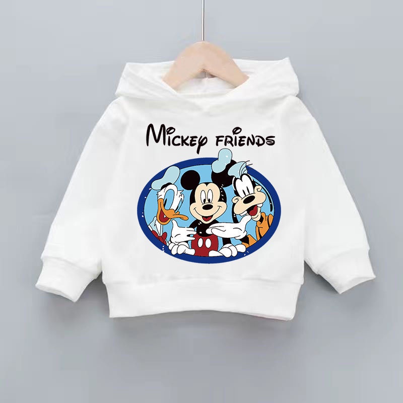Áo hoodies hoạt hình xinh xắn dành cho bé
