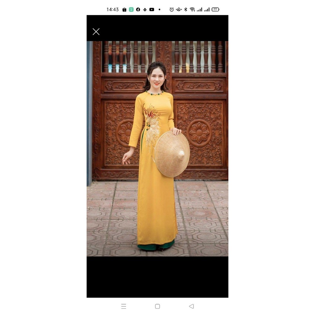 ÁO DÀI THÊU TÂY THI  MAY SẴN HOT HOT