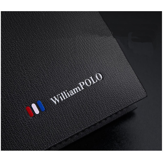 Ví Da Nam Cao Cấp Bóp Nam Da Bò Thật Chính Hãng WILLIAMPOLO -POLO211539