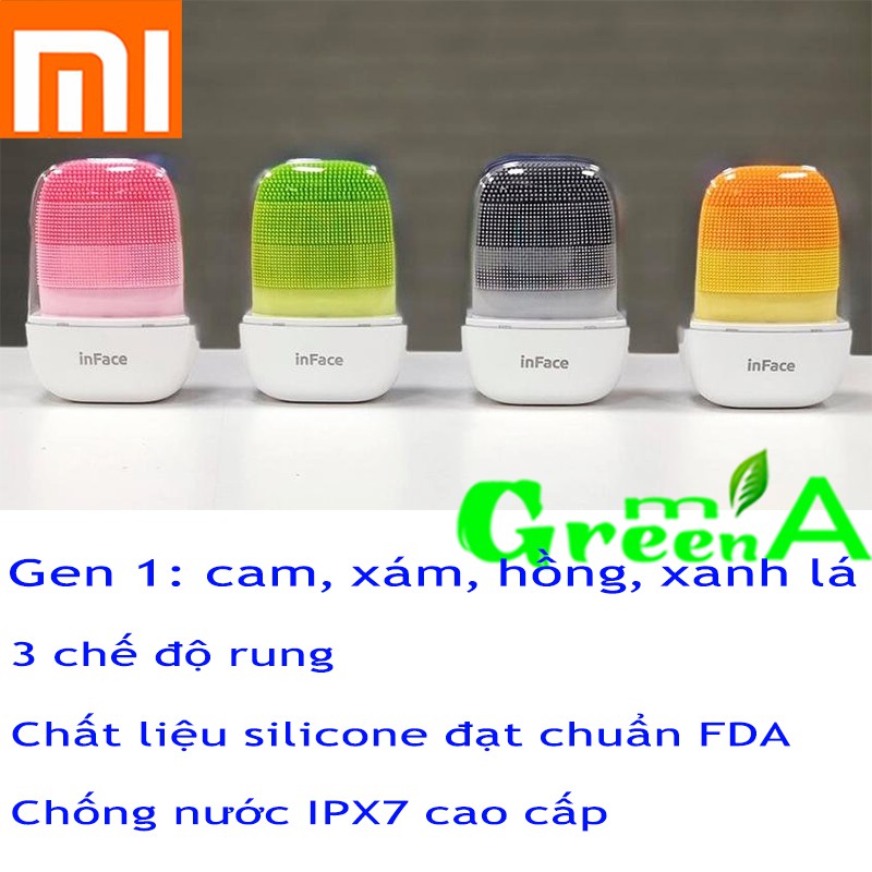 Máy rửa mặt Xiaomi inFace MS2000 bản mới nhất 2020 máy rửa mặt sóng âm siêu sạch