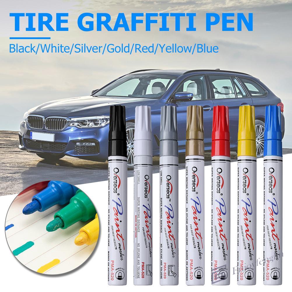 EN Waterproof Car Tire Tread Permanent Paint Marker Pen Graffiti Oily Marker