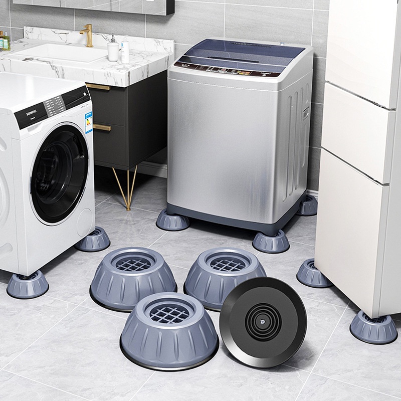 Chân máy giặt 4 miếng cao su Hút Chân Không cao cấp chống ồn chống rung