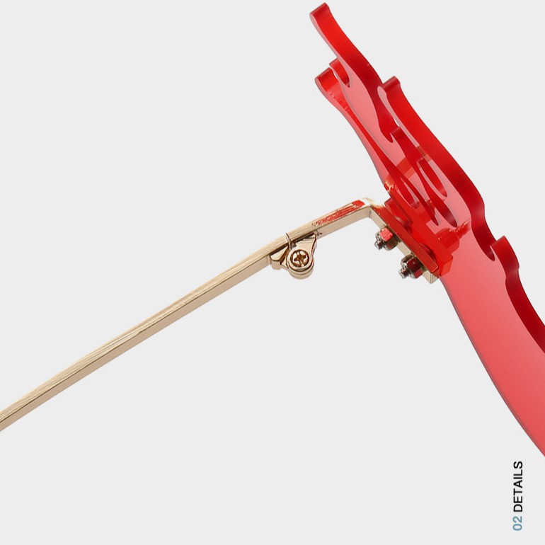 Kính Mát Gọng Kim Loại Không Viền Thời Trang Cho Nữ