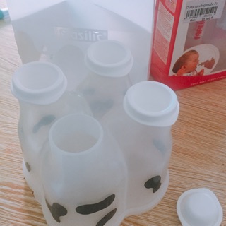 Hộp chia sữa basilic 4 ngăn bò sữa