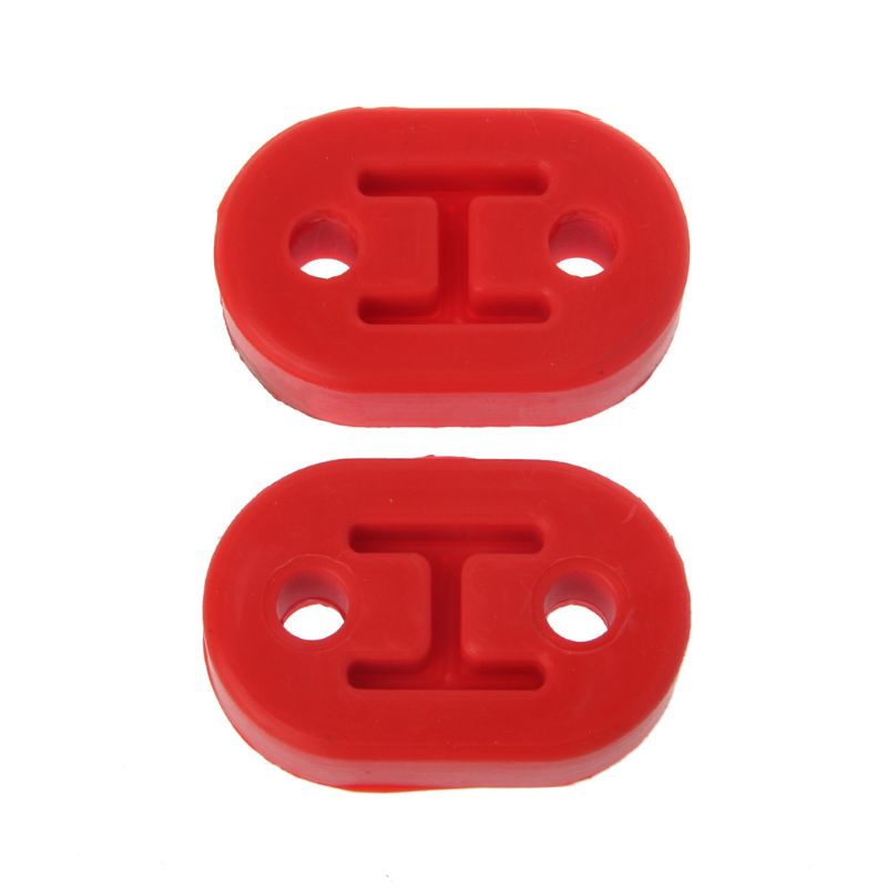 Set 2 Móc Treo Ống Xả Xe Hơi 2 Lỗ Bằng Cao Su Cách Nhiệt Tốt Tiện Dụng
