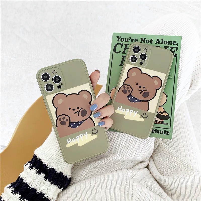 𝐂𝐨́ 𝐬𝐚̆̃𝐧 𝐜𝐡𝐨 𝐢𝐏𝐡𝐨𝐧𝐞 𝟏𝟐 Ốp gấu xanh dẻo cho iphone