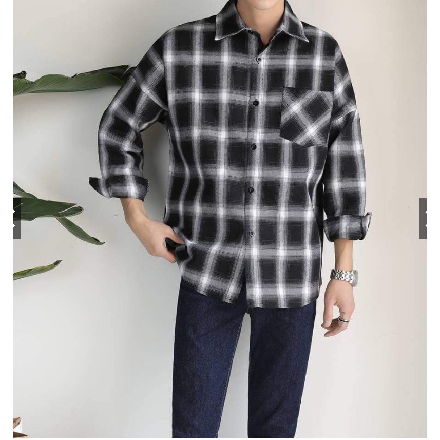 Áo sơ mi Caro Đỏ / Xanh / Đen / Xanh lá cây - Flannel Basic Unisex - Shirt Ca ro - Flannel Red Black Blue Green giá sỉ