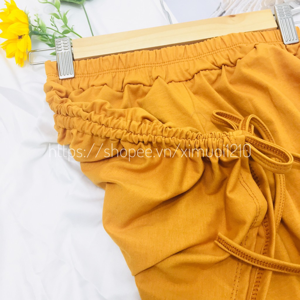 Quần Đùi Nữ Rút Dây Thun Cotton Đẹp [Video+ Ảnh Thật] | BigBuy360 - bigbuy360.vn