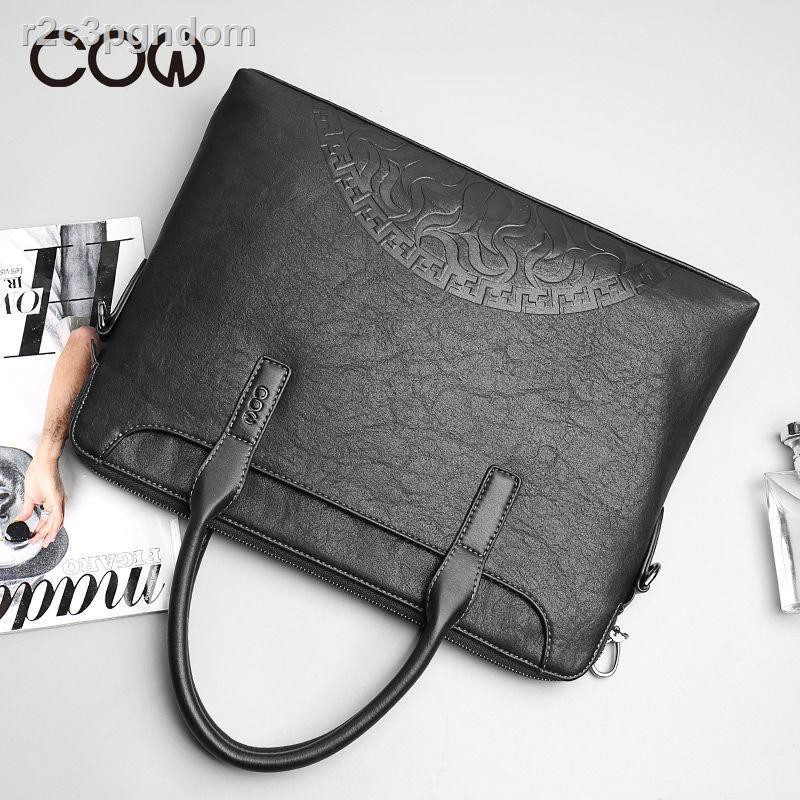 Túi nam mới của Pháp COW, công sở, cặp chính hãng, xách thời trang, nam, đeo vai | BigBuy360 - bigbuy360.vn
