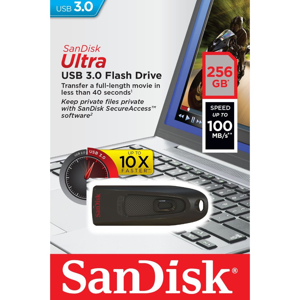 USB 3.0 SanDisk Ultra CZ48 128GB-256GB | BigBuy360 - bigbuy360.vn
