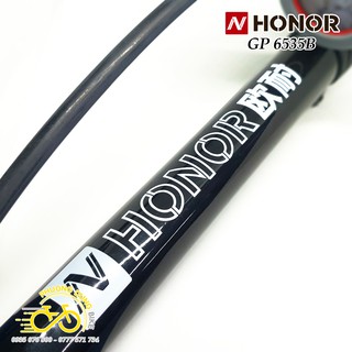 Bơm sàn xe đạp HONOR GP 6535B - Đế thép