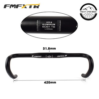 Ghi đông xe đạp road nhôm FMF XTR 420x31.8mm
